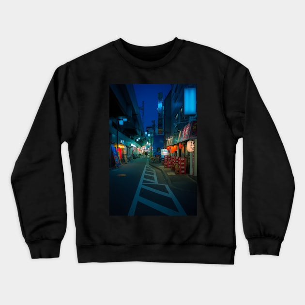 Small Streets of Koenji Crewneck Sweatshirt by TokyoLuv